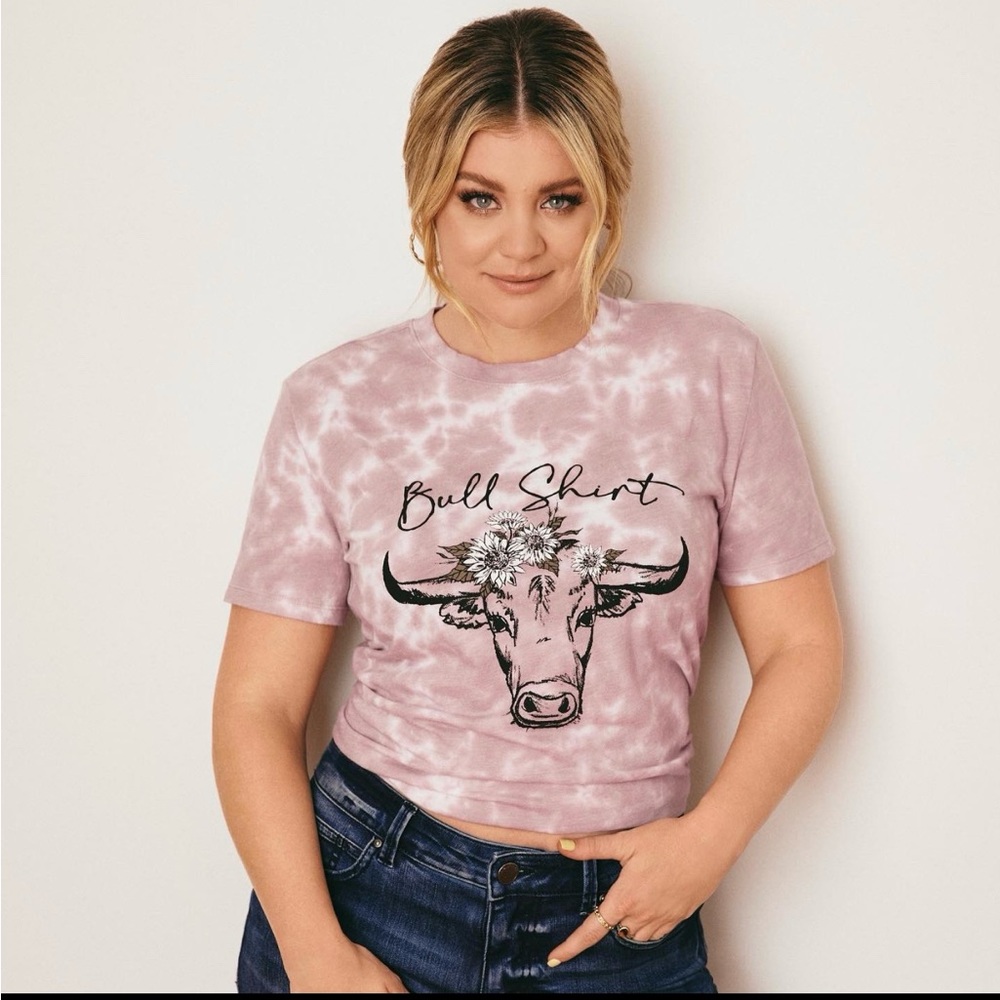 Maurices limited edition Lauren Alaina Bull Shirt size M